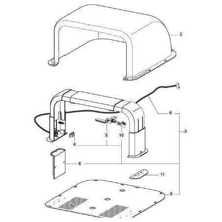 TAPA DE GARAJE ORIGINAL STIGA - 1126-1472-01 | NewgardenParts.com