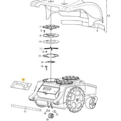 AFFICHAGE ORIGINAL STIGA - 1126-1335-01 | NewgardenParts.com