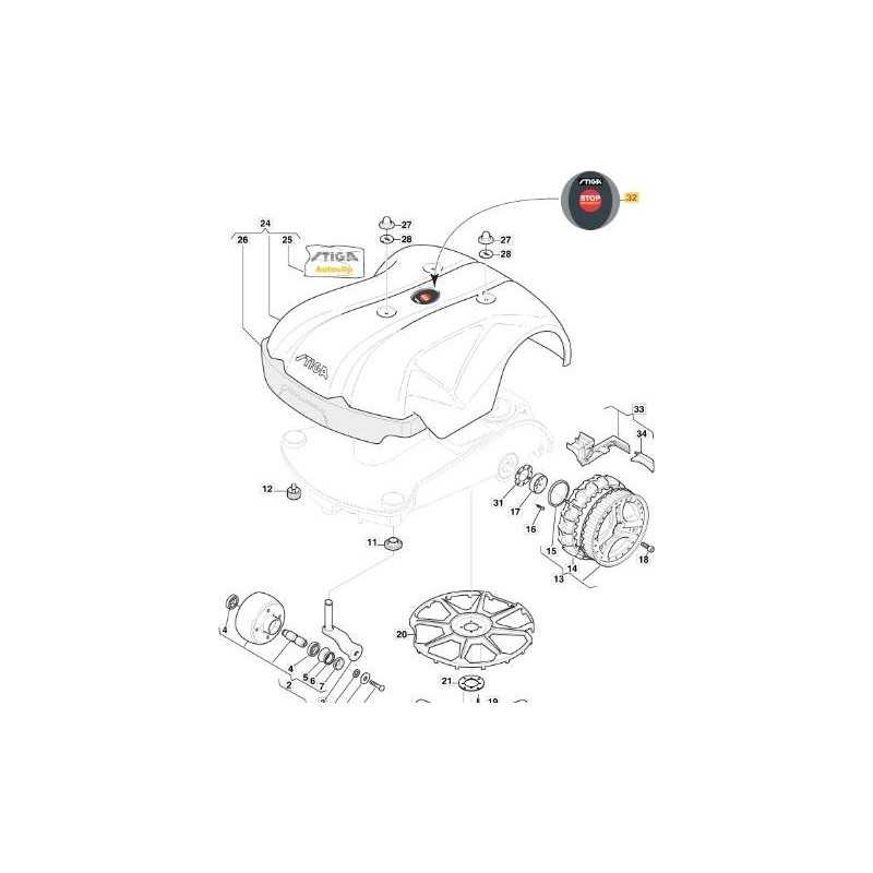ORIGINAL STIGA NOT-AUS – 1126-1127-01