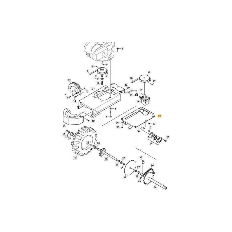ORIGINAL STIGA GEAR BOX SUPPORT - 1126-8078-01