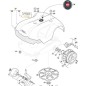CONJUNTO CARCASA 720S ORIGINAL STIGA - 1126-1260-01