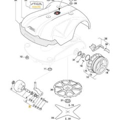LINKE RADBAUGRUPPE (nur V'10) ORIGINAL STIGA – 1126-1096-01 | NewgardenParts.com