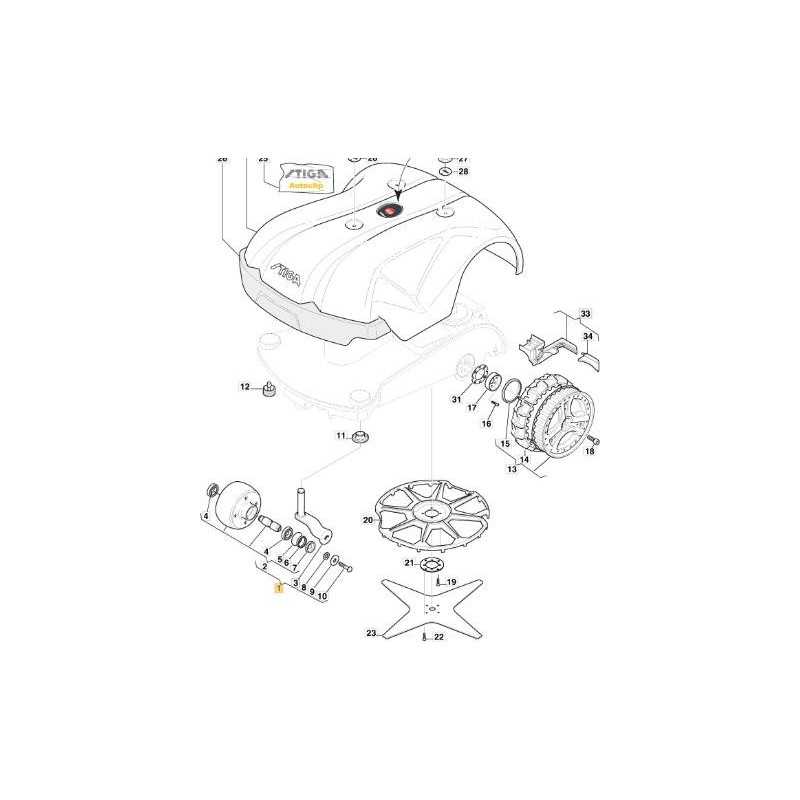 LINKE RADBAUGRUPPE (nur V'10) ORIGINAL STIGA – 1126-1096-01