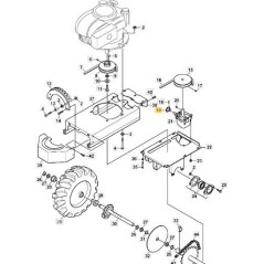 PIGNONE ORIGINALE STIGA - 1126-8038-01