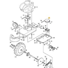 ORIGINAL STIGA PULLEY - 1126-8064-01 | NewgardenParts.com