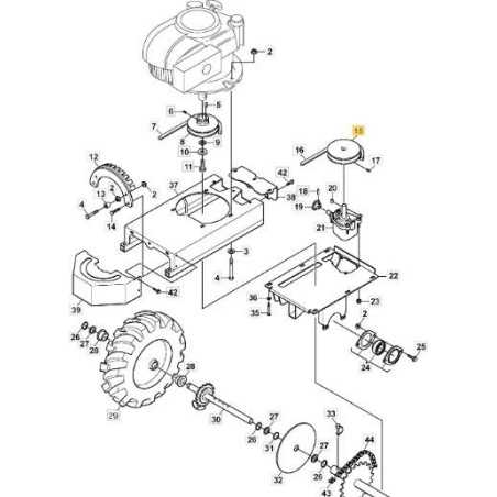 ORIGINAL STIGA PULLEY - 1126-8064-01 | NewgardenParts.com