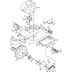TAPA TRASERA ORIGINAL STIGA - 1126-8068-01 | NewgardenParts.com