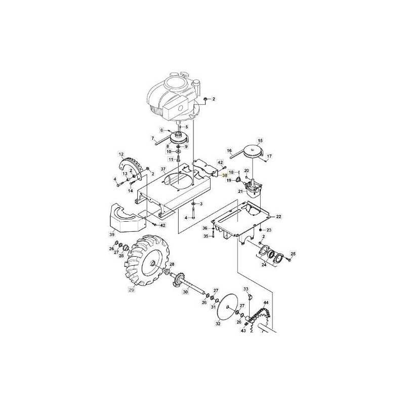TAPA TRASERA ORIGINAL STIGA - 1126-8068-01
