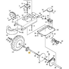 WELLE-RECHTS ORIGINAL STIGA - 1126-8080-01 | NewgardenParts.com