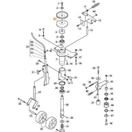 STIGA ORIGINAL STAMP PULLEY - 1126-8010-01 | NewgardenParts.com