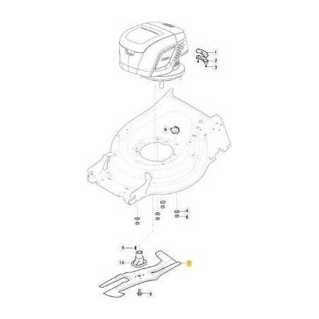 STIGA DOUBLE LAYER.BLADE FOR WBH - L-479 ORIGINAL STIGA - 1111-9299-01 | NewgardenParts.com