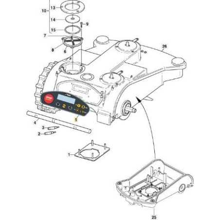 TECLADO ORIGINAL STIGA - 1126-1126-01 | NewgardenParts.com