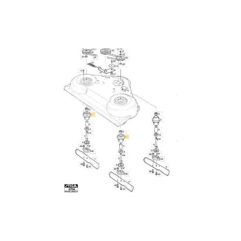 Albero lama ORIGINALE STIGA trattorino tagliaerba PARK 100M 1134-2476-01