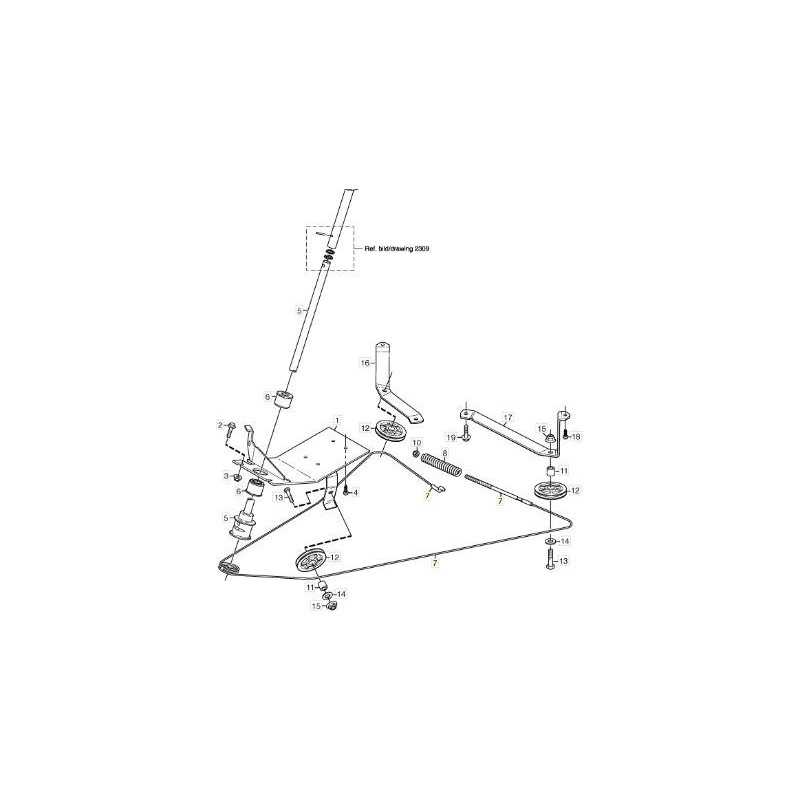 Câble de commande à droite compatible STIGA 27270600 1134-9138-01