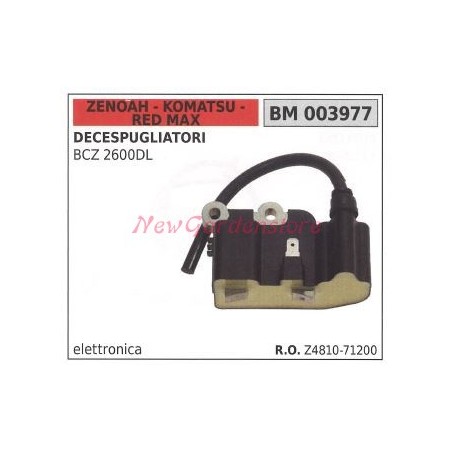 Bobina accensione motore ZENOAH decespugliatore BCZ 2600DL 003977 | NewgardenParts.com