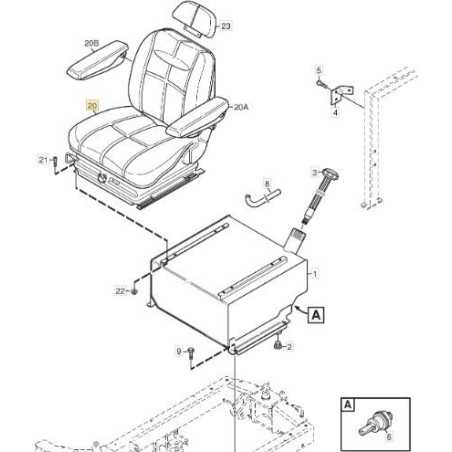 SIÈGE ORIGINAL STIGA TITAN - 1134-7215-01 | NewgardenParts.com
