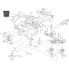 FLAT MULCHING CAP 100 BLACK ORIGINAL STIGA - 1137-0163-01 | NewgardenParts.com