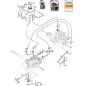 TUYAU HYDRAULIQUE UTV 90-RAK. 3/8 ORIGINE STIGA - 1137-0212-01