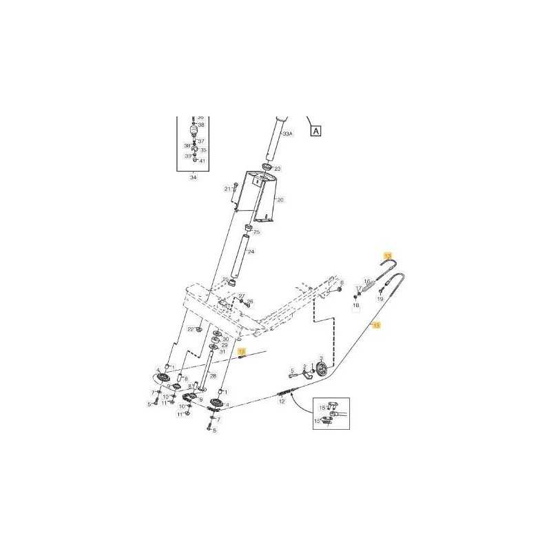 CABLE DE DIRECCION VILLA PRES/ROY ORIGINAL STIGA - 1134-9085-01