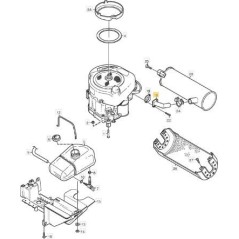 TUBO SCARICO ORIGINALE STIGA - 1134-5379-01 | NewgardenParts.com