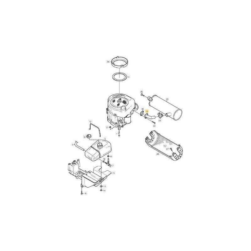 TUBO DE ESCAPE ORIGINAL STIGA - 1134-5379-01