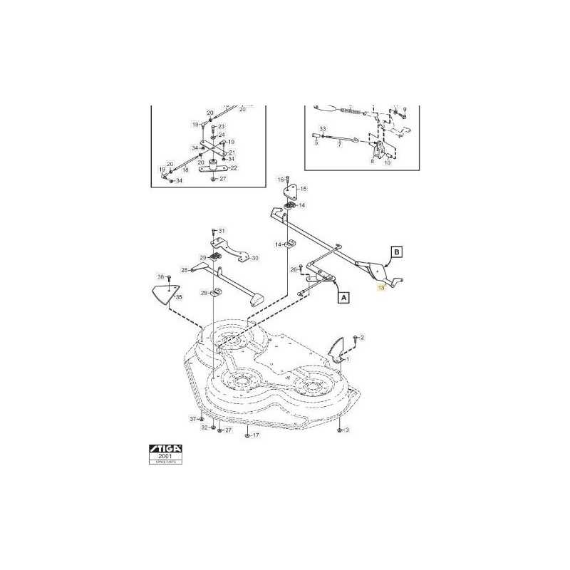REAR AXLE ASSEMBLY (YELLOW) ORIGINAL STIGA - 1134-7602-01
