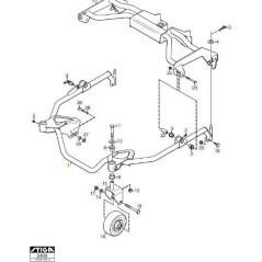 ORIGINAL STIGA-RAHMENBAUGRUPPE – 1134-7577-01