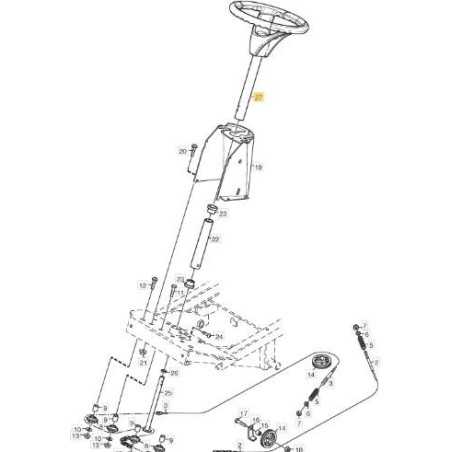 ASSIEME VOLANTE CASTELGARDEN ORIGINALE STIGA - 1134-5496-03 | NewgardenParts.com