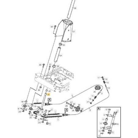 VARILLA DE DIRECCIÓN ORIGINAL STIGA - 1134-2821-05 | NewgardenParts.com