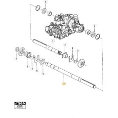 ORIGINAL STIGA-ACHSE – 1139-1434-01