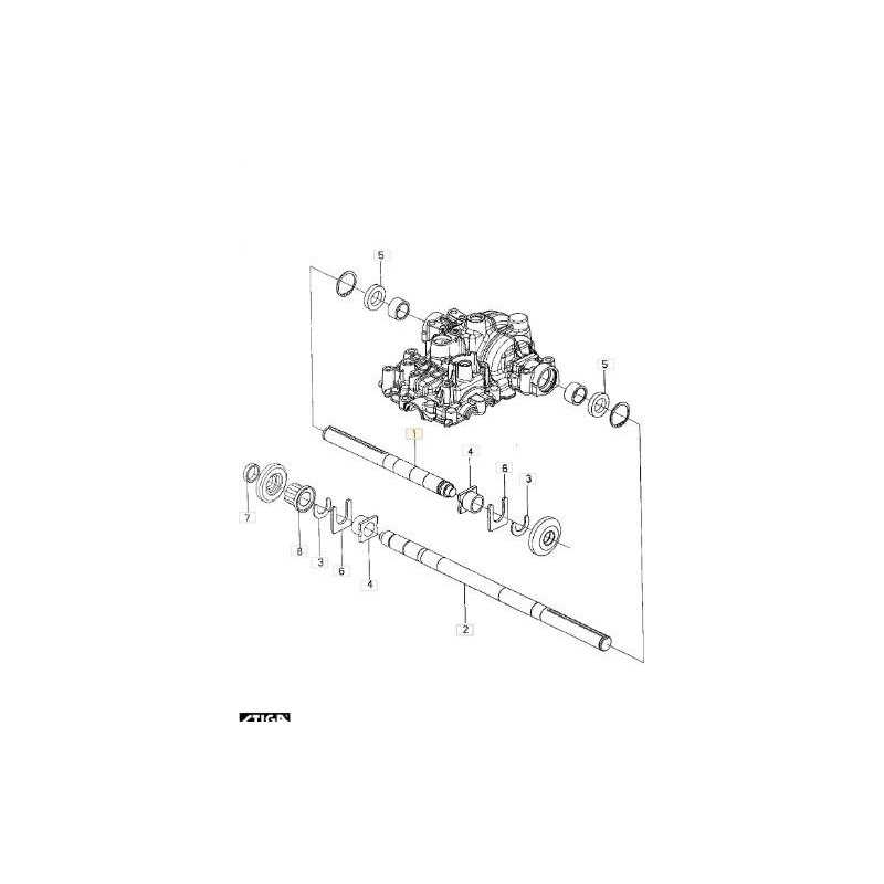 ORIGINAL STIGA AXLE - 1139-1433-01