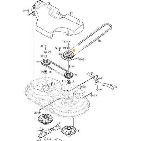 PULEGGIA CINGHIA ORIGINALE STIGA - 1134-6607-01 | NewgardenParts.com