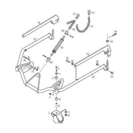 RIGHT DECK ARM 110/125 GRAY ORIGINAL STIGA - 1134-6141-02 | NewgardenParts.com