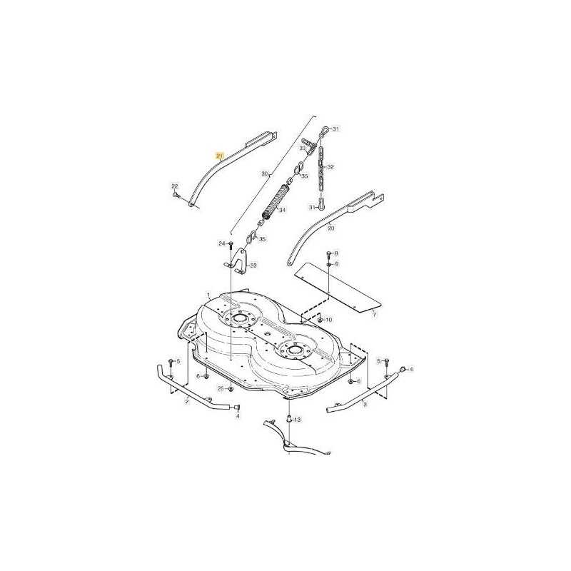 BRACCIO DX GRIGIO 95C L-759mm ORIGINALE STIGA - 1134-6237-04