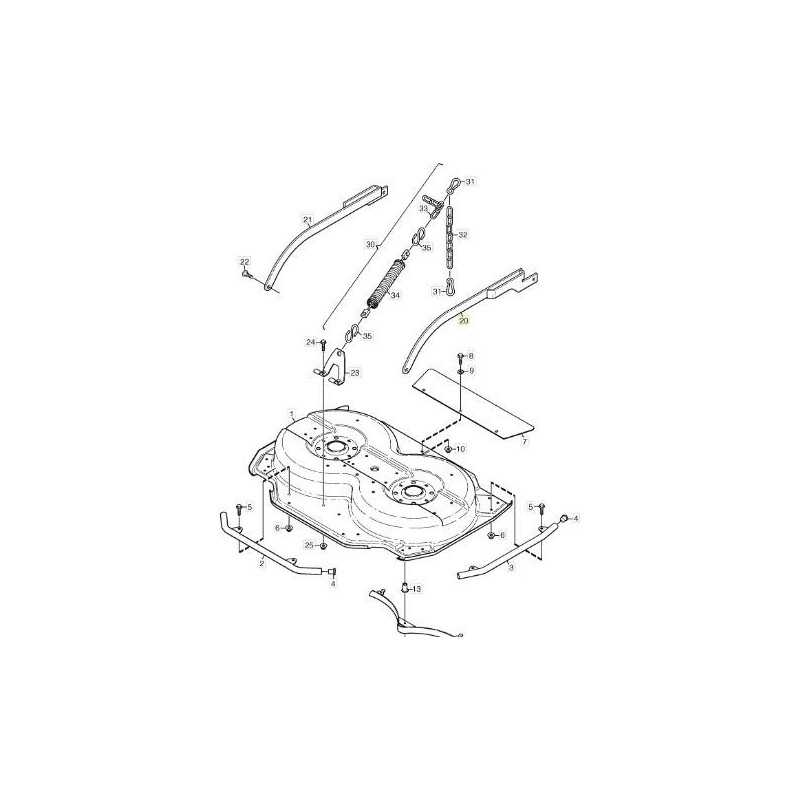 LEFT ARM GRAY 95C L-759mm ORIGINAL STIGA - 1134-6237-03