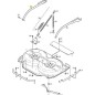 PLATE ARM-RIGHT (BLACK) 95C ORIGINAL STIGA - 1134-6237-10