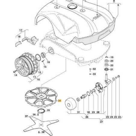 BELL (L300 V2015) ORIGINAL STIGA - 112600133/0 | NewgardenParts.com