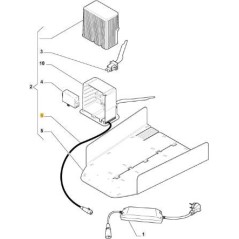 CABLE D'ALIMENTATION DE CHARGE (L30) ORIGINAL STIGA - 112600176/0 | NewgardenParts.com