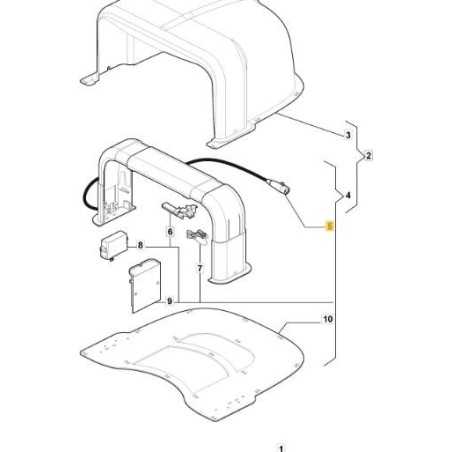 CABLE DE ALIMENTACIÓN DE CARGA (L300) ORIGINAL STIGA - 112600177/0 | NewgardenParts.com