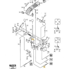 CABLE DE BLOCAGE DE DIFFERENTIEL PRO ORIGINAL STIGA - 1134-4006-01 | NewgardenParts.com