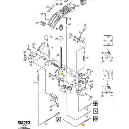 DIFFERENTIALSPERRENKABEL PRO ORIGINAL STIGA - 1134-4006-01 | NewgardenParts.com