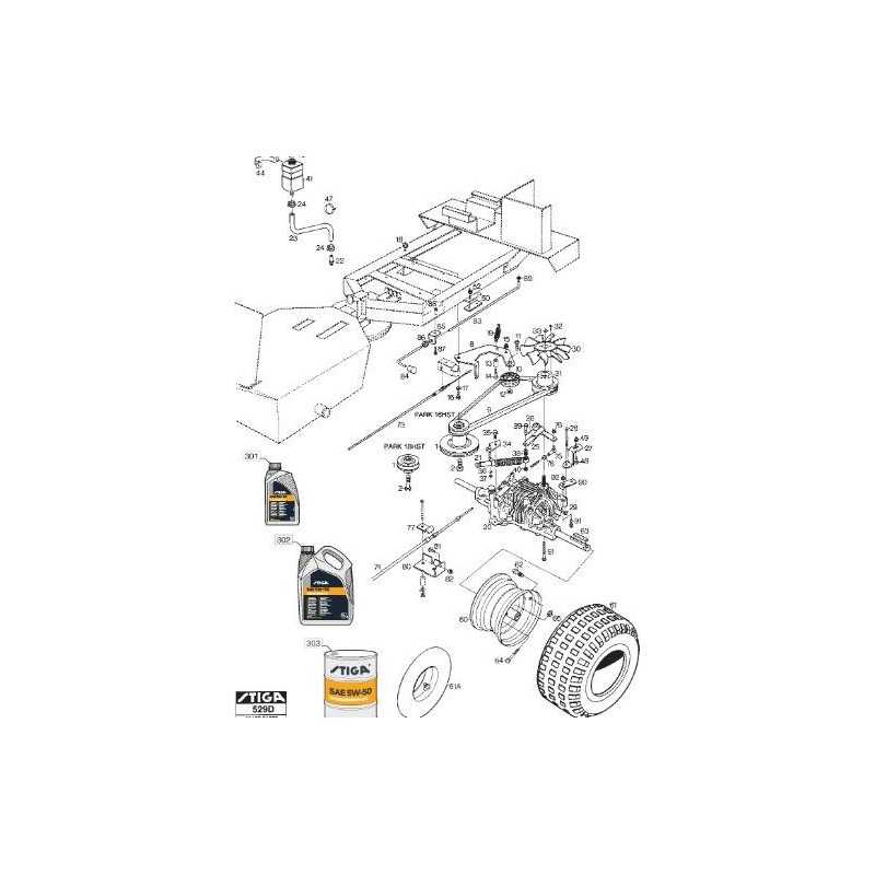 REAR RIM PARK (-97) NEW ORIGINAL STIGA - 1134-3393-02