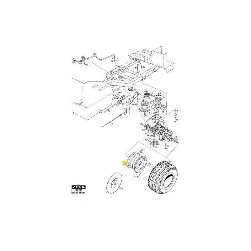 LLANTA RUEDA TRASERA 16 PARK ORIGINAL STIGA - 1134-3175-02