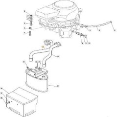EXHAUST CONNECTION PIPE RIGHT HONDA GCV 250/5 118738221/0