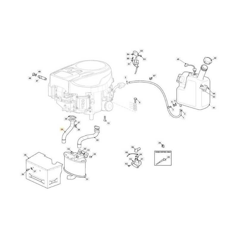 STIGA RO(ST650) RACCORD D'ÉCHAPPEMENT DROIT ORIGINE STIGA - 118738288/0