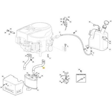 STIGA RO (ST650) LEFT EXHAUST FITTING ORIGINAL STIGA - 118738289/0 | NewgardenParts.com