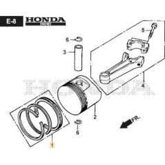 ORIGINAL STIGA PISTON RING ASSEMBLY - 118551764/0 | NewgardenParts.com