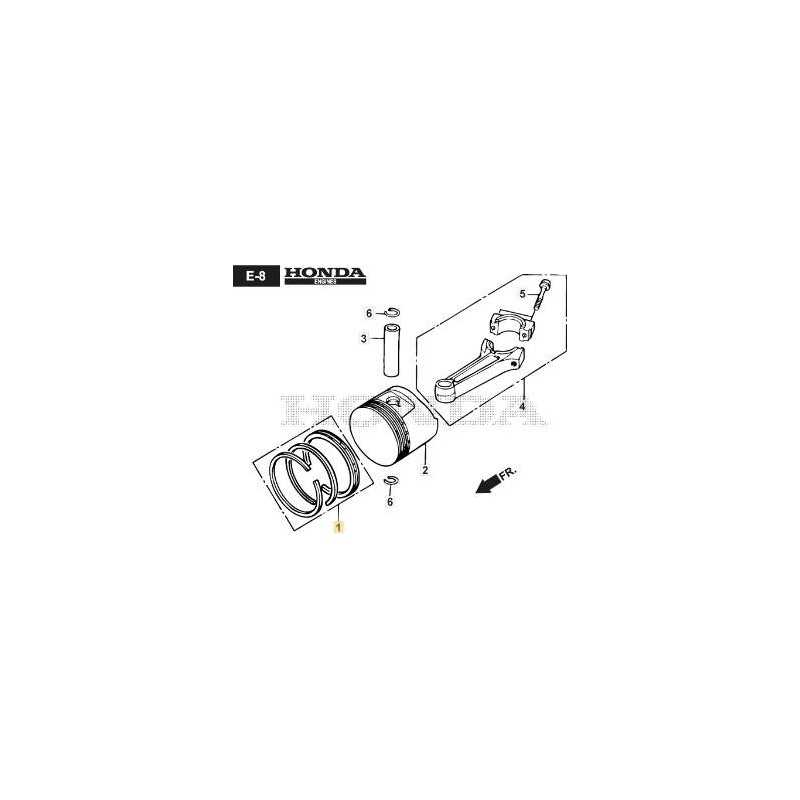 ORIGINAL STIGA PISTON RING ASSEMBLY - 118551764/0