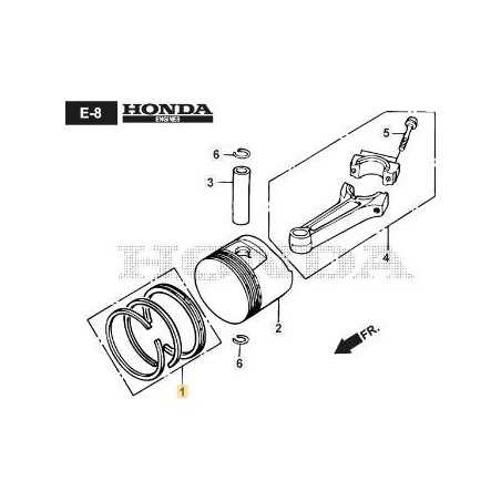 ORIGINAL STIGA PISTON RING ASSEMBLY - 118551764/0 | NewgardenParts.com