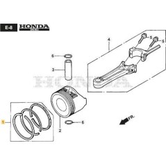 ORIGINAL STIGA PISTON RING ASSEMBLY - 118551759/0 | NewgardenParts.com
